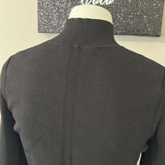 PROENZA SCHOULER Cutout knitted turtleneck sweater black PSWL Top Shirt Sz S - Picture 12 of 16